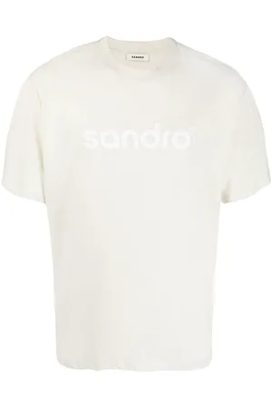 Sandro Men Short Sleeve - Logo-print T-shirt