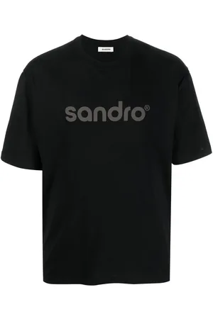 Sandro Men Short Sleeve - Logo-print T-shirt