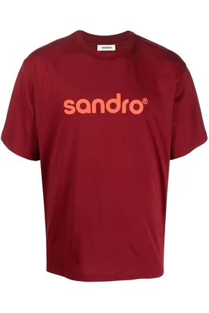 Sandro Men Short Sleeve - Logo-print T-shirt