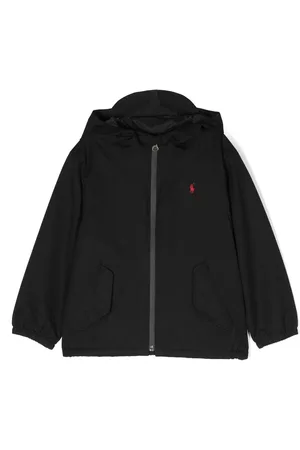 Ralph Lauren Embroidered-pony hooded jacket