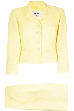 Chanel Vintage 2005 Skirt Suit - Yellow Suits and Sets, Clothing