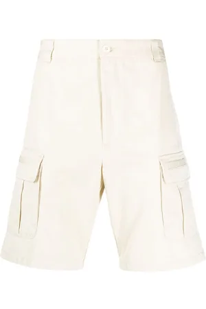 Diesel Logo-embroidered cotton cargo shorts