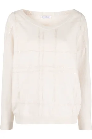 Brunello Cucinelli V-neck cashmere jumper