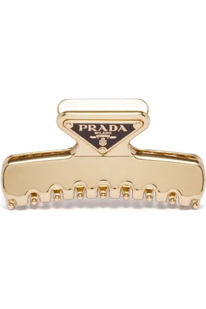Prada Triangle-logo hair clip