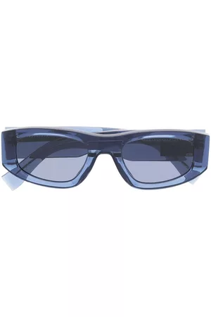 Tommy Hilfiger Logo-print rectangle-frame sunglasses