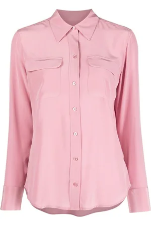 Equipment Long-sleeve silk shirt