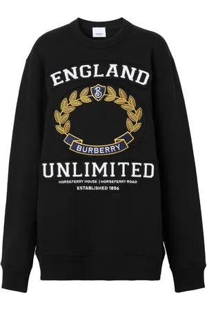 Burberry College Graphic cotton oversized sweatshirt