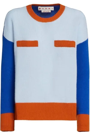 Marni Colour-blocked cashmere jumper