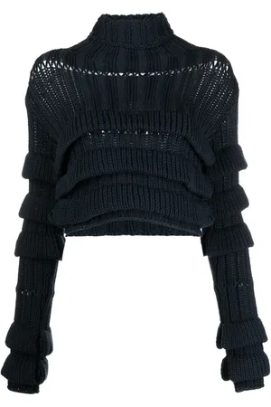 Quira Drapeed cropped sweater