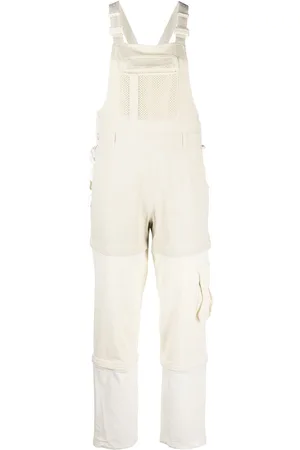 Outdoor Voices Women Dungarees - Patch-pocket straight-leg dungarees