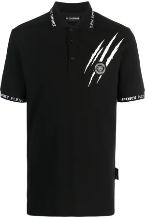 Philipp Plein Logo-patch short-sleeved polo shirt
