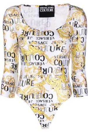 VERSACE Logo-print long-sleeve body