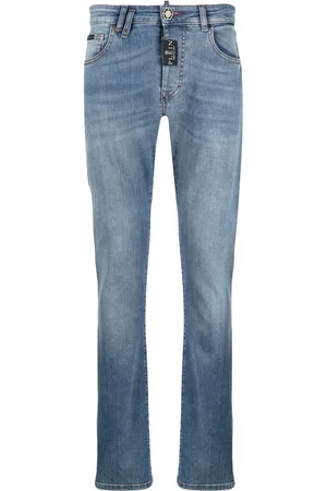 Philipp Plein Premium-Hexagon straight-fit jeans