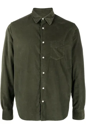 OFFICINE GENERALE Slim-cut button shirt