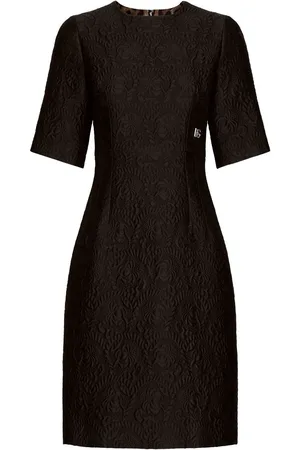Dolce & Gabbana Floral-jacquard midi dress