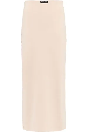Miu Miu High-waist midi skirt
