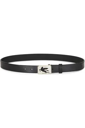 Etro Pegaso-motif leather belt