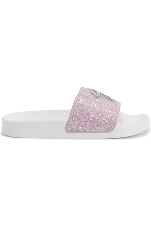 Giuseppe Zanotti Brett glitter-detail slide sandals