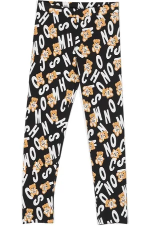 Moschino Logo-print tapered-leg leggings