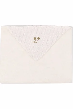 BONPOINT Glitter-cherry cotton blanket