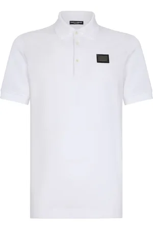 Dolce & Gabbana Logo-tag piqué polo shirt