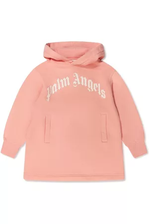 Palm Angels Logo-print hooded dress