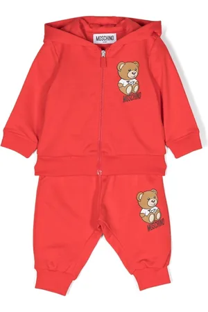 Moschino Teddy Bear cotton tracksuit set