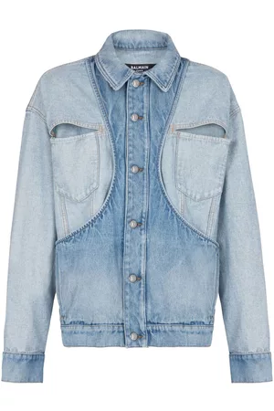 Balmain Panelled-design denim jacket