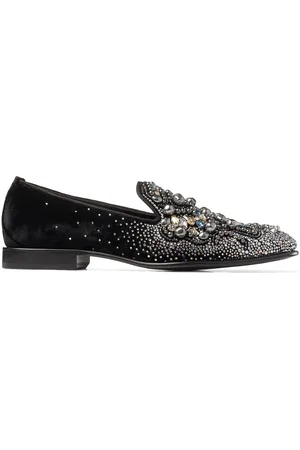 Jimmy Choo Thame bead-embellished slippers