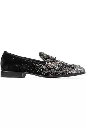 Jimmy Choo Thame bead-embellished slippers