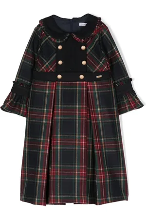 PATACHOU Tartan-print flannel dress