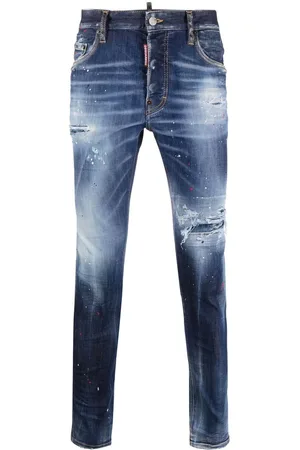 Dsquared2 Distressed-effect straight-leg jeans