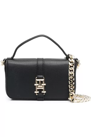 Tommy Hilfiger Logo-plaque chain-link crossbody bag