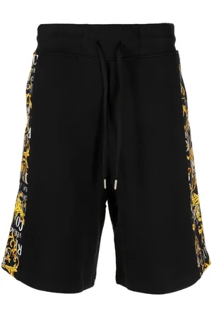VERSACE Side baroque-print bermuda shorts