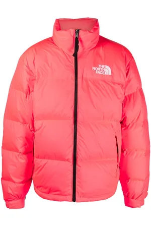 The North Face Embroidered-logo padded jacket