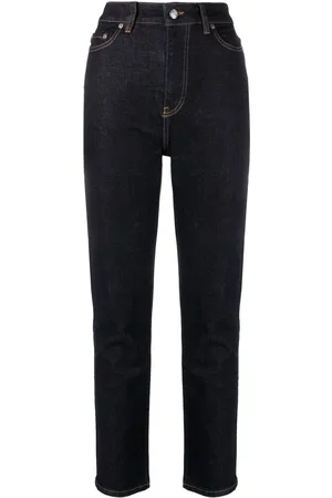 Ganni Slim-leg cropped jeans