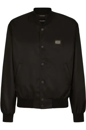 Dolce & Gabbana DG Essentials logo-plaque bomber jacket