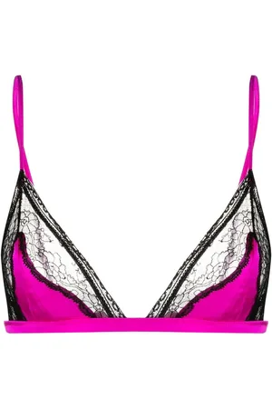 Womens Kiki de Montparnasse pink Lace Coquette Demi Bra