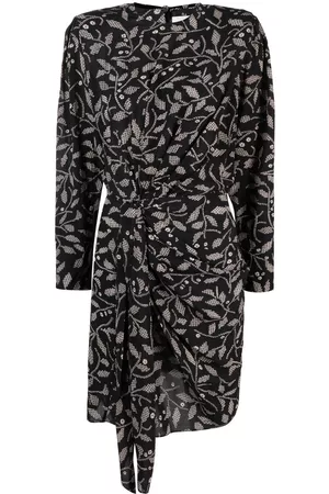 Marant Etoile Side tie-fastening minidress