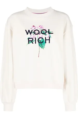 Woolrich Floral logo-embroidered sweatshirt