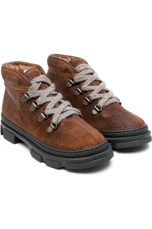 PèPè Lace-up leather ankle boots