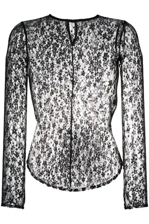 Isabel Marant Long-sleeved lace top
