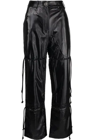 SONG FOR THE MUTE High-shine finish trousers