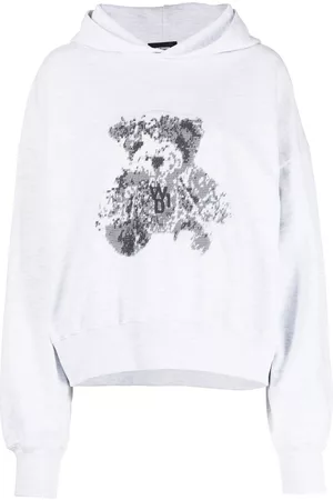 We11 Done Teddy bear print hoodie