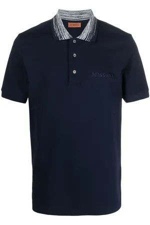 Missoni Zig-zag collar polo shirt