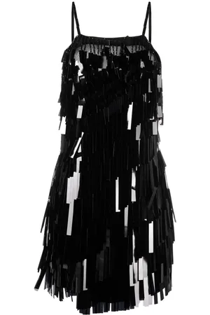 The Attico Sequin fringe mini dress