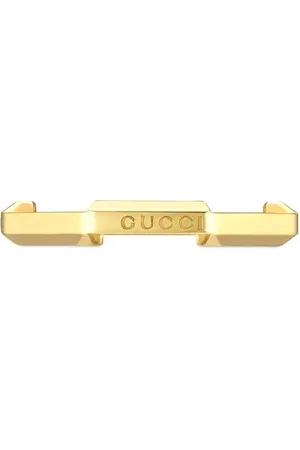 Gucci Women Rings - 18kt yellow Link to Love mirrored ring