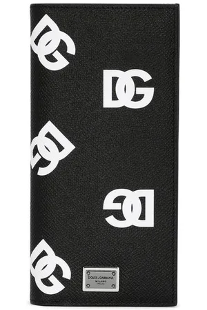 Dolce & Gabbana DG-logo leather vertical wallet