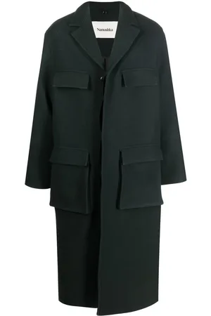 Nanushka Single-breasted long coat