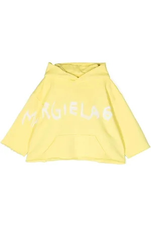 Maison Margiela Logo-print cropped hoodie